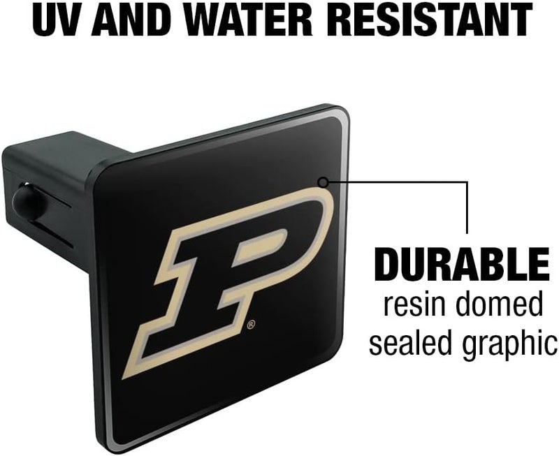 GRAPHICS & MORE Purdue Boilermakers Logo Tow Trailer Hitch Cover Plug Insert - Image 2